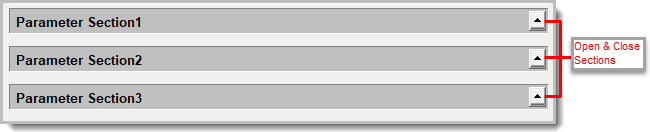 Three Section Parameter Example with all Sections Closed.